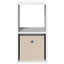 Sengebord 2 pcs Hvid 30,5 x 27 x 59,5 cm Konstrueret træ