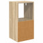 Sengebord 2 pcs Sonoma eg 30,5 x 27 x 59,5 cm Konstrueret træ