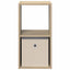 Sengebord 2 pcs Sonoma eg 30,5 x 27 x 59,5 cm Konstrueret træ