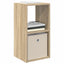 Sengebord 2 pcs Sonoma eg 30,5 x 27 x 59,5 cm Konstrueret træ