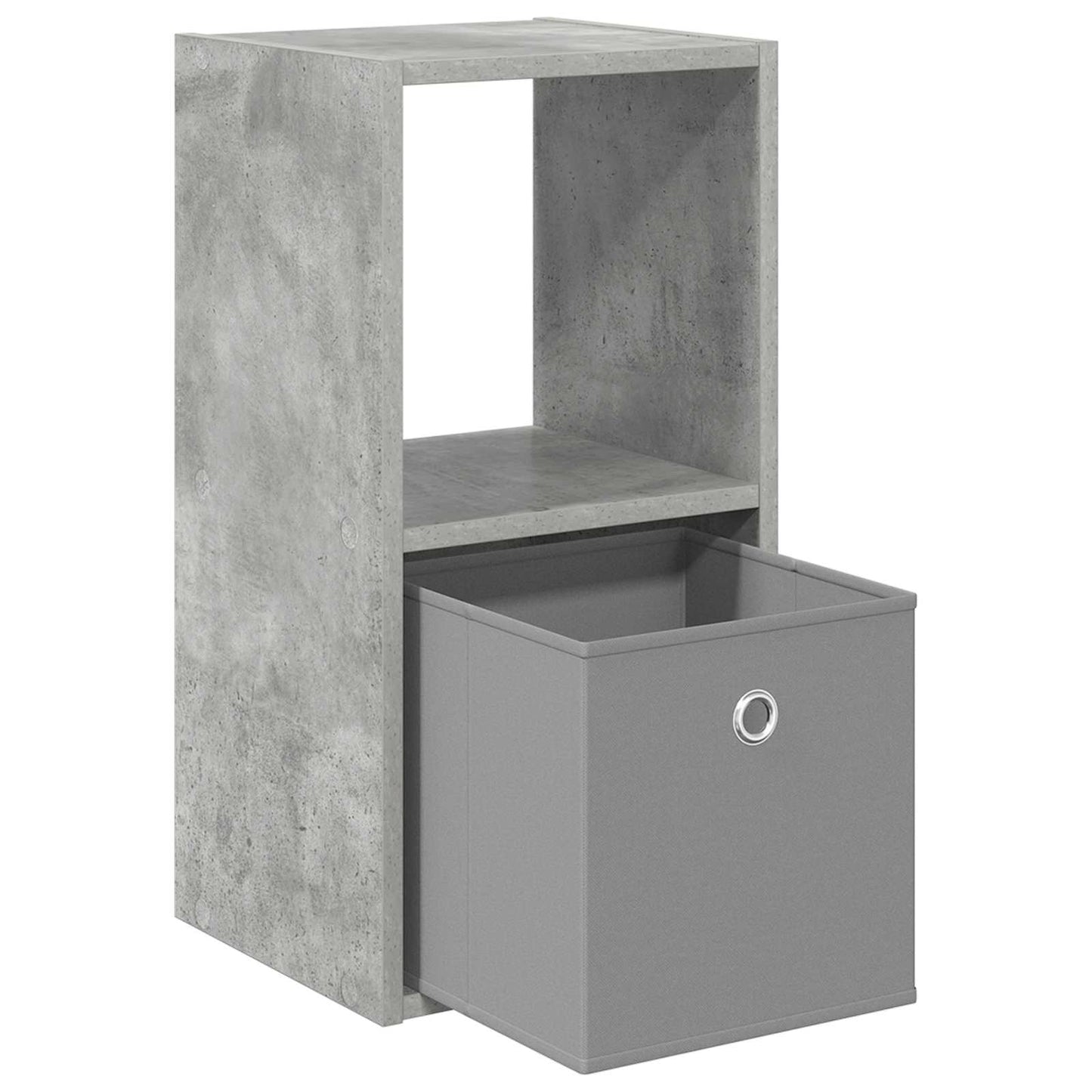 Sengebord Beton Grå 30,5 x 27 x 59,5 cm Konstrueret træ