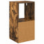 Sengebord 2 pcs Røget eg 30,5 x 27 x 59,5 cm Konstrueret træ