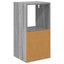 Sengebord 2 pcs Grå Sonoma 30,5 x 27 x 59,5 cm Konstrueret træ