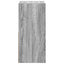 Sengebord 2 pcs Grå Sonoma 30,5 x 27 x 59,5 cm Konstrueret træ