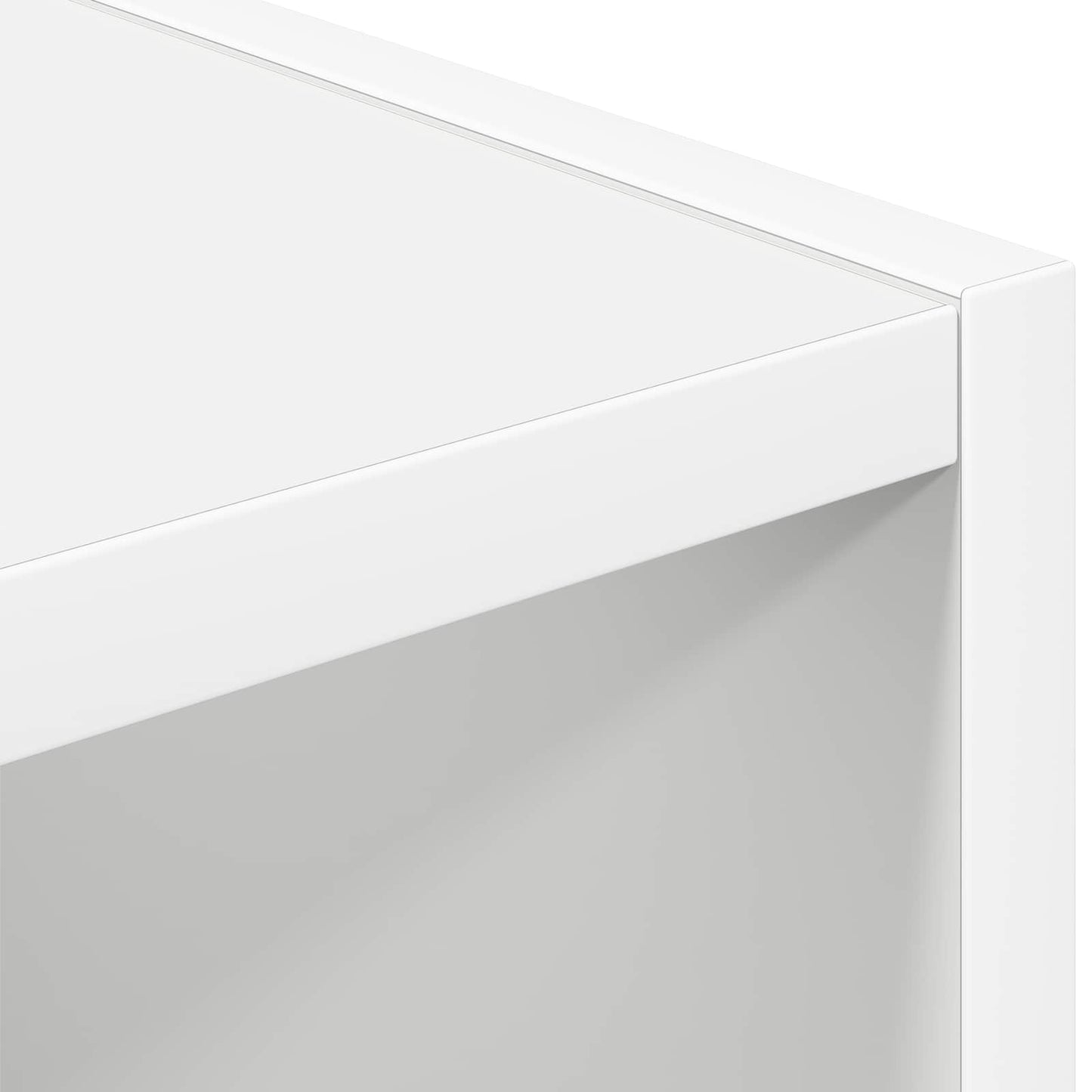 Sengebord 2 pcs Hvid 35 x 32 x 68,5 cm Konstrueret træ