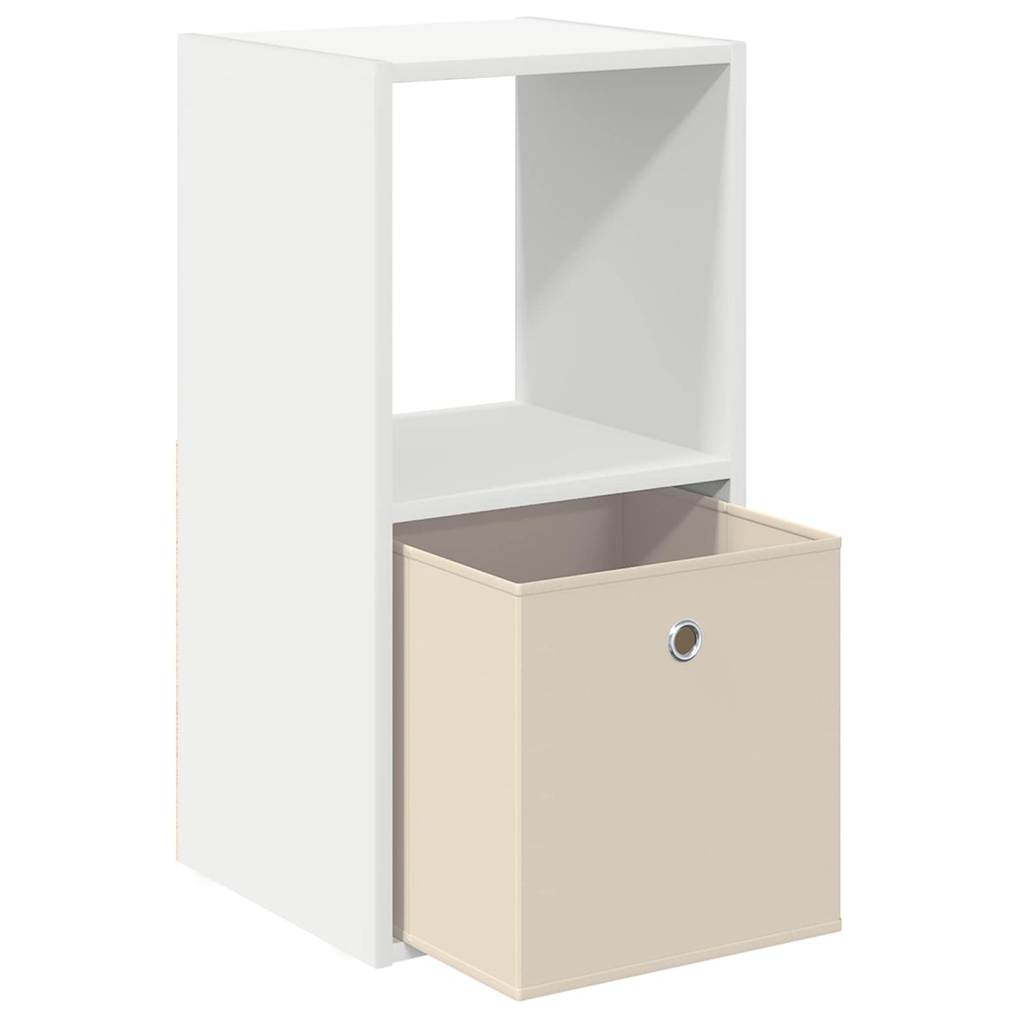 Sengebord 2 pcs Hvid 35 x 32 x 68,5 cm Konstrueret træ