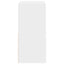 Sengebord 2 pcs Hvid 35 x 32 x 68,5 cm Konstrueret træ