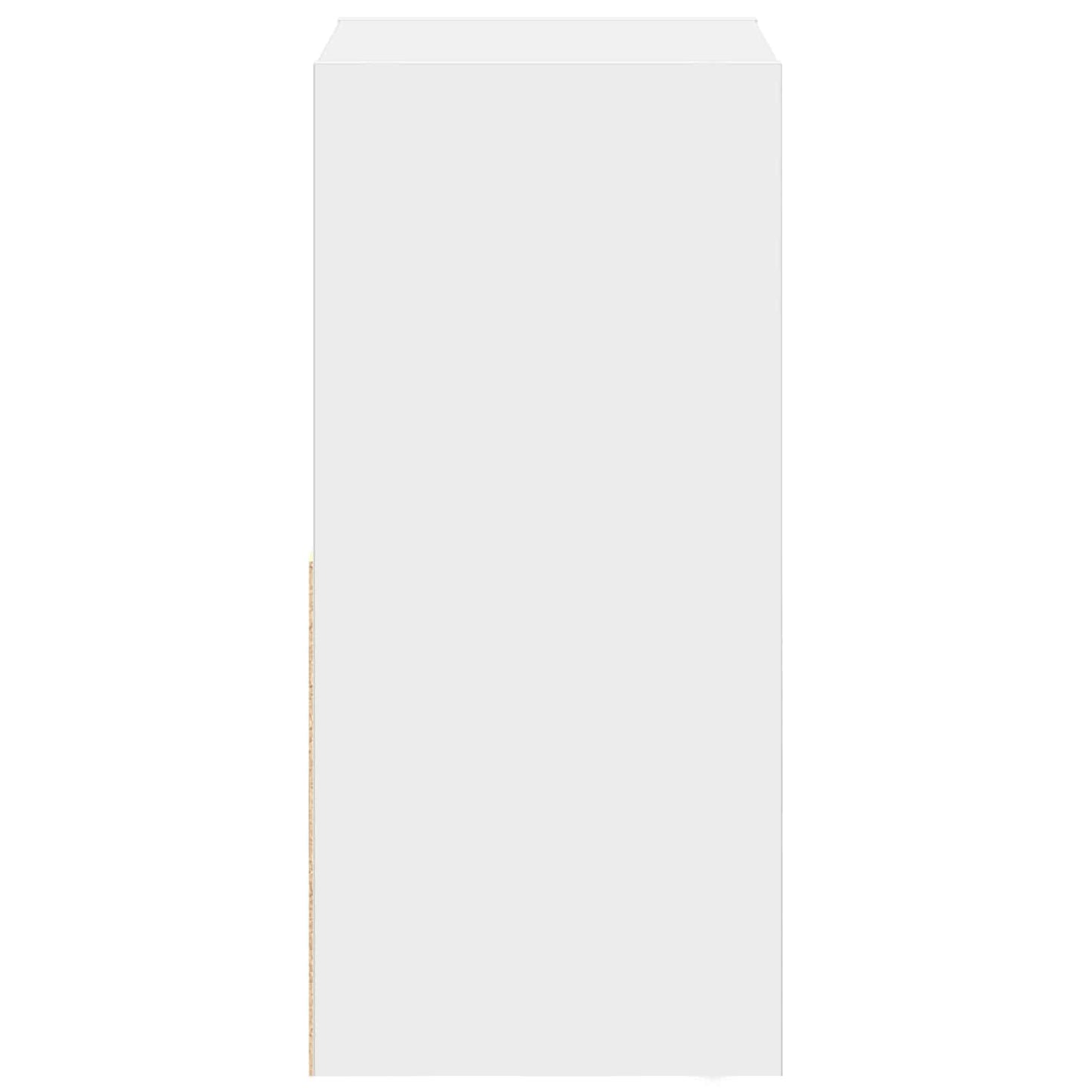 Sengebord 2 pcs Hvid 35 x 32 x 68,5 cm Konstrueret træ