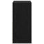 Sengebord med skuffe Sort eg 35 x 32 x 68,5 cm Konstrueret træ