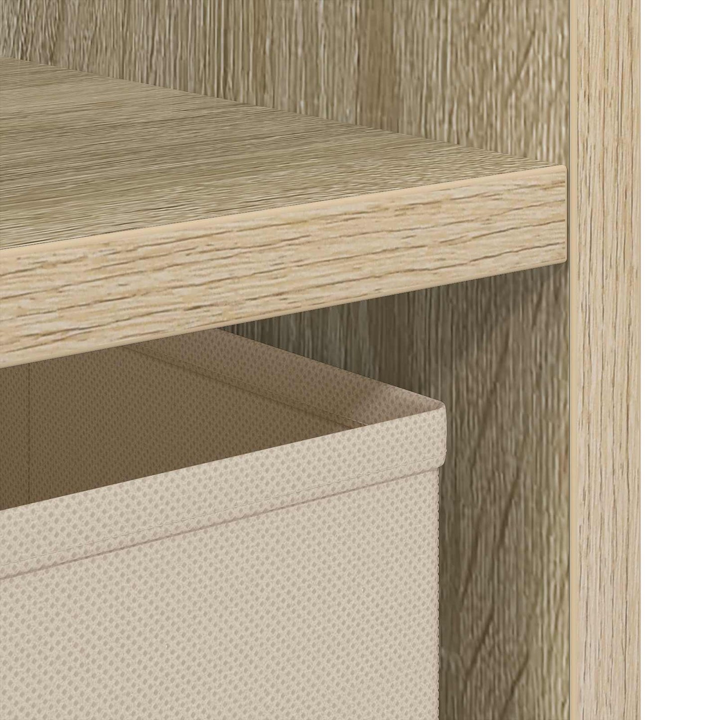 Sengebord Sonoma eg 35 x 32 x 68,5 cm Konstrueret træ