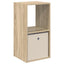Sengebord Sonoma eg 35 x 32 x 68,5 cm Konstrueret træ