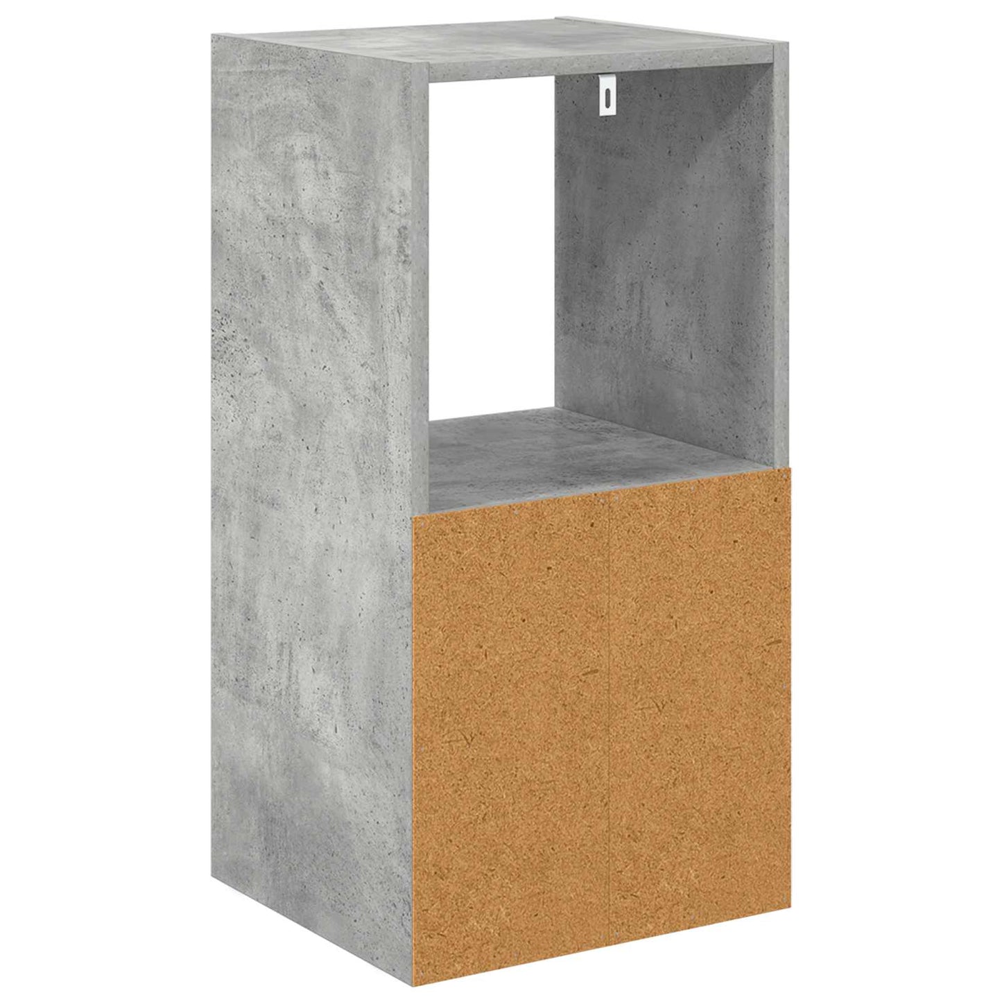 Sengebord 2 stk. Beton Grå 35 x 32 x 68,5 cm Konstrueret træ