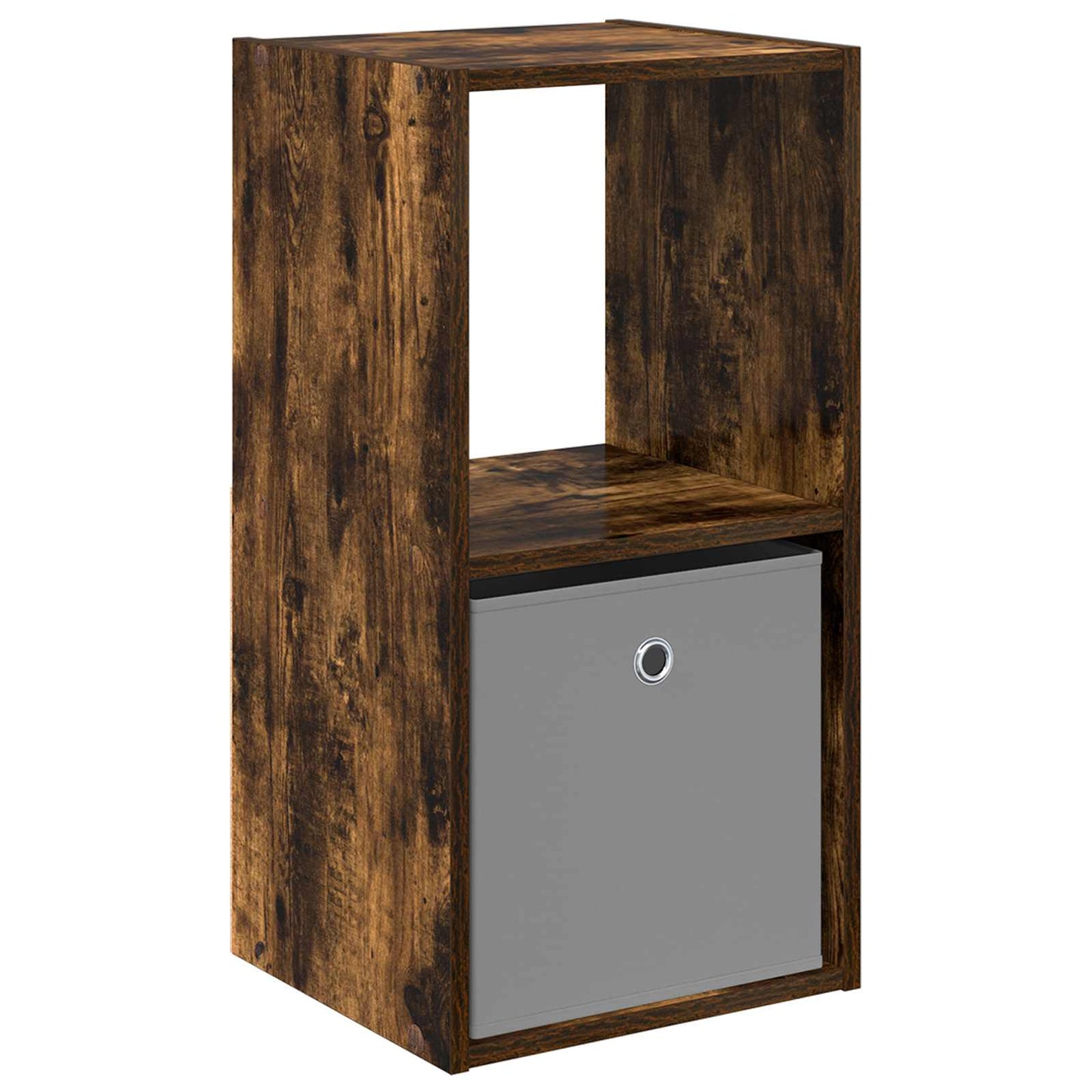 Sengebord med skuffe Røget eg 35 x 32 x 68,5 cm Konstrueret træ