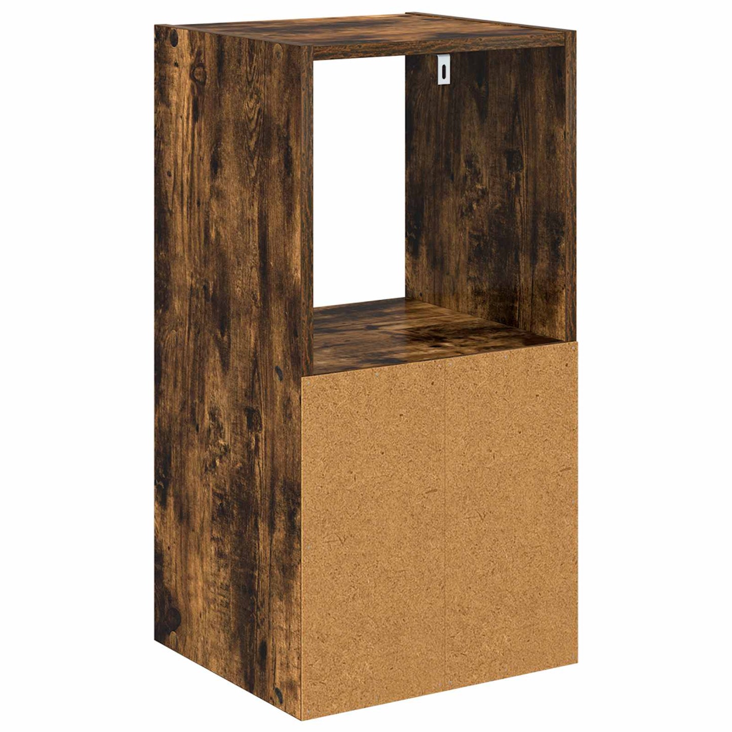 Sengebord med skuffe Røget eg 35 x 32 x 68,5 cm Konstrueret træ