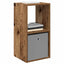 Sengebord 2 pcs Gammelt træ 35 x 32 x 68,5 cm Konstrueret træ