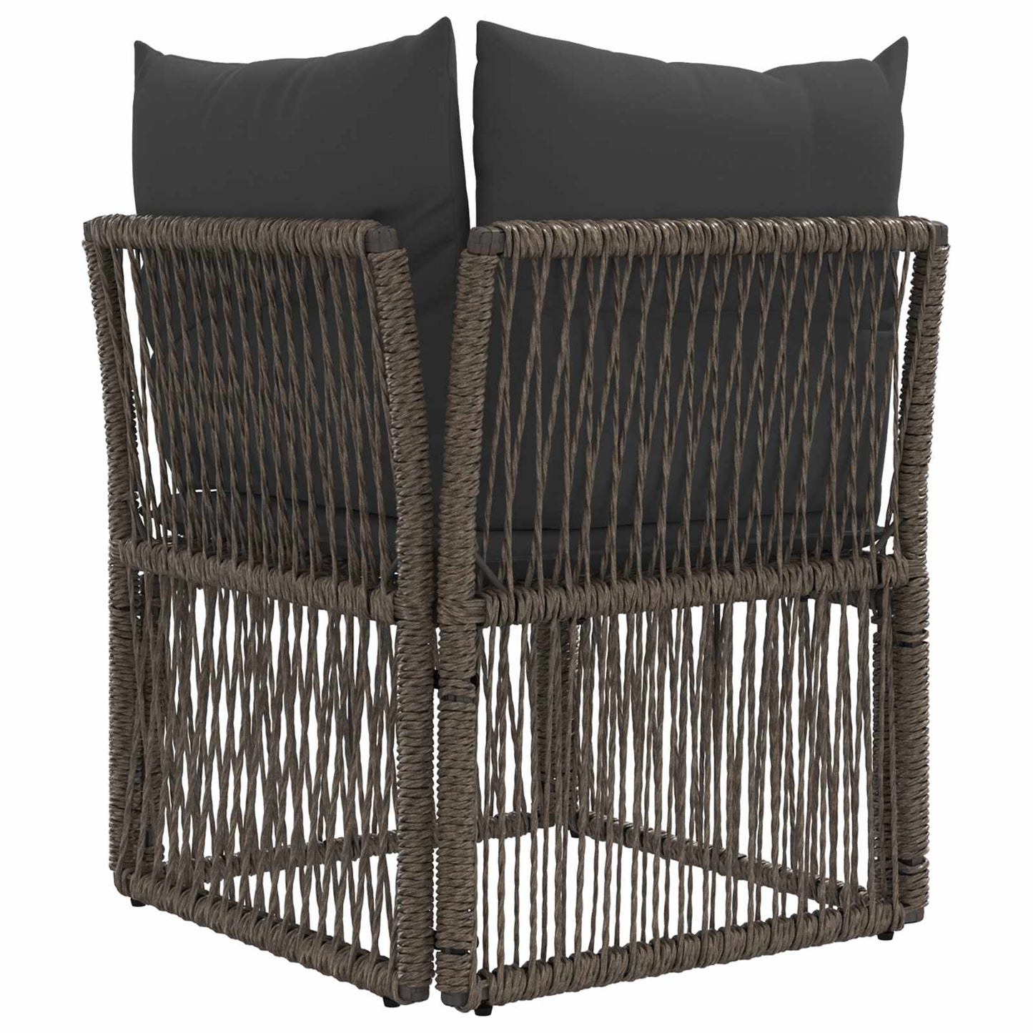 Hjørnesofa enhed Grå polyrattan