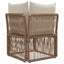 Hjørnesofa enhed Beige polyrattan