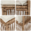 4-personers sofa med venstre arm 4 pcs 4-Antal sæder Beige