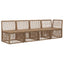 4-personers sofa med venstre arm 4 pcs 4-Antal sæder Beige