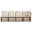 4-personers sofa med venstre arm 4 pcs 4-Antal sæder Beige