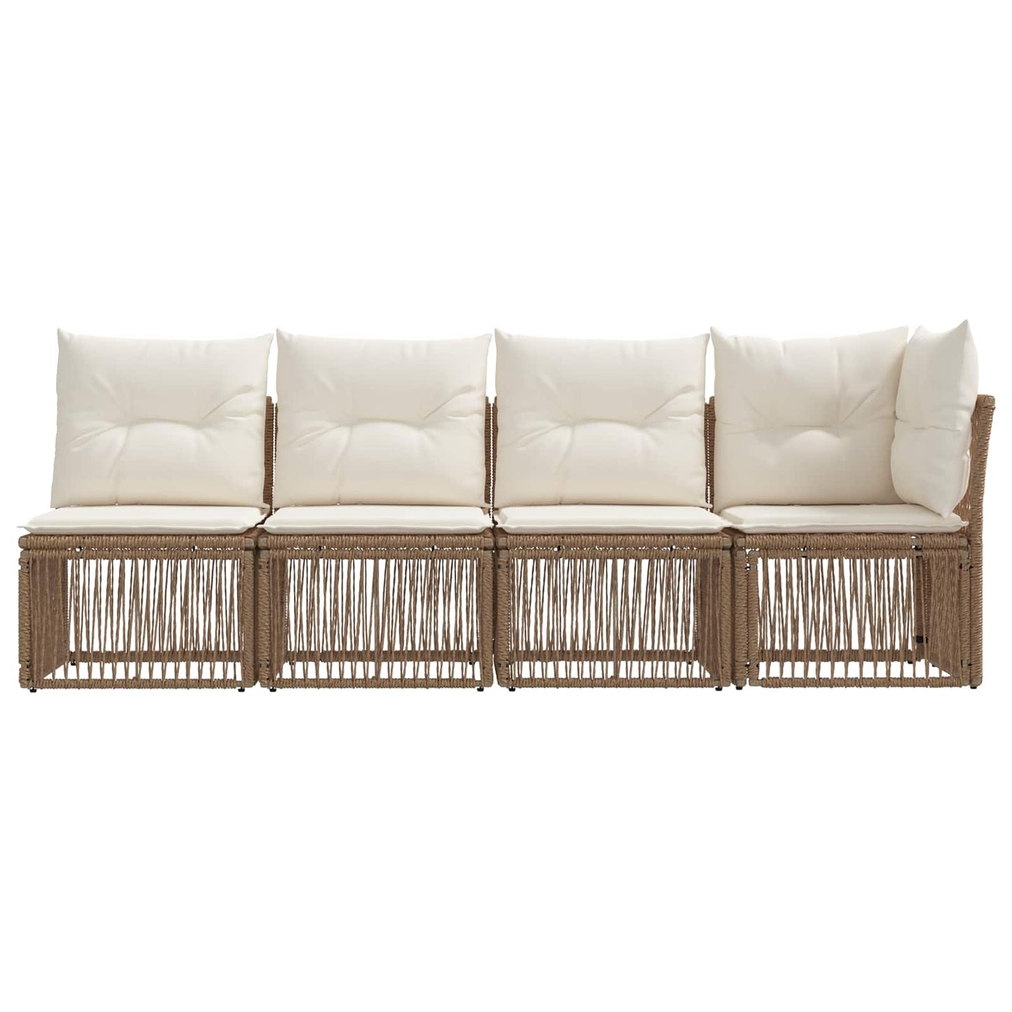 4-personers sofa med venstre arm 4 pcs 4-Antal sæder Beige