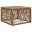 Fodskammel Beige polyrattan