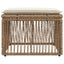 Fodskammel Beige polyrattan