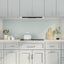 Køkkenbacksplash 2 pcs Hvid 90 x 60 cm hærdet glas