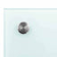 Køkkenbacksplash 2 pcs Hvid 100 x 40 cm hærdet glas
