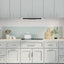 Køkkenbacksplash 2 stk. Hvid 100 x 40 cm hærdet glas