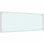 Køkkenbacksplash 2 pcs Hvid 100 x 40 cm hærdet glas