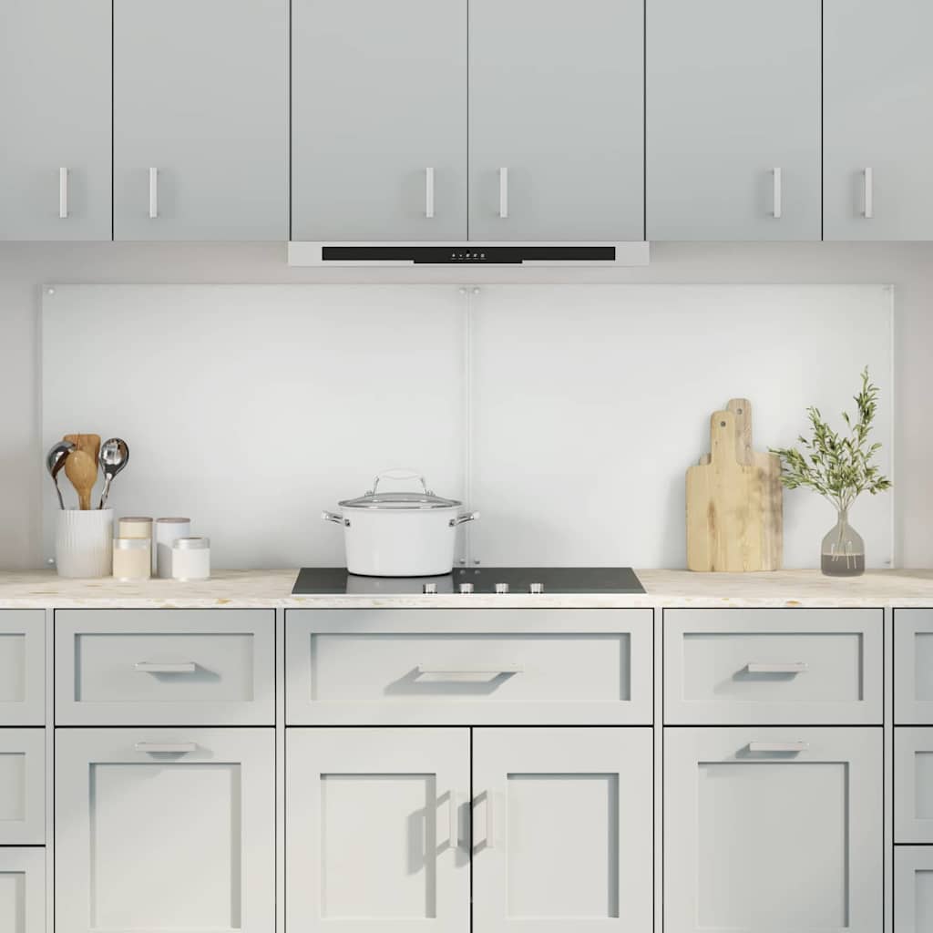 Køkkenbacksplash 2 pcs Transparent 90 x 60 cm hærdet glas billede