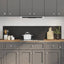 Køkkenbacksplash 2 stk. Sort 90 x 40 cm hærdet glas