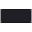Køkkenbacksplash 2 pcs Sort 90 x 40 cm hærdet glas