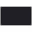 Køkkenbacksplash 2 pcs Sort 100 x 60 cm hærdet glas