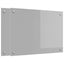 Køkkenbacksplash 2 pcs Lysegrå 70 x 50 cm hærdet glas
