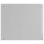 Køkkenbacksplash 2 pcs Lysegrå 70 x 60 cm hærdet glas