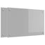 Køkkenbacksplash 2 pcs Lysegrå 80 x 50 cm hærdet glas