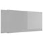 Køkkenbacksplash 2 pcs Lysegrå 100 x 50 cm hærdet glas