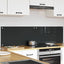 Køkkenbacksplash 2 pcs Mørkegrå 80 x 40 cm hærdet glas
