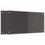 Køkkenbacksplash 2 pcs Mørkegrå 80 x 40 cm hærdet glas