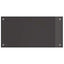 Køkkenbacksplash 2 pcs Mørkegrå 80 x 40 cm hærdet glas
