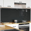 Køkkenbacksplash 2 pcs Mørkegrå 80 x 60 cm hærdet glas