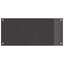 Køkkenbacksplash 2 pcs Mørkegrå 90 x 40 cm hærdet glas