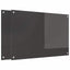 Køkkenbacksplash 2 pcs Mørkegrå 90 x 60 cm hærdet glas