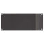 Køkkenbacksplash 2 stk. Mørkegrå 100 x 40 cm hærdet glas