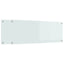 Køkkenbacksplash 2 pcs Hvid 110 x 40 cm hærdet glas