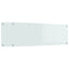 Køkkenbacksplash 2 pcs Hvid 120 x 40 cm hærdet glas