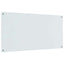 Køkkenbacksplash 2 pcs Hvid 120 x 60 cm hærdet glas
