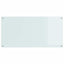 Køkkenbacksplash 2 pcs Hvid 120 x 60 cm hærdet glas